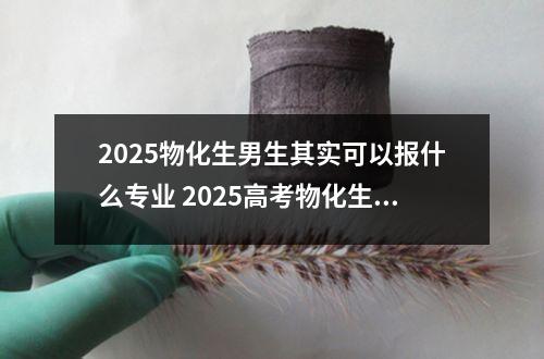 2025物化生男生其实可以报什么专业 2025高考物化生选什么专业好
