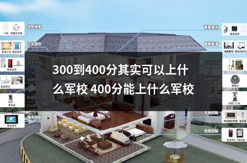300到400分其实可以上什么军校 400分能上什么军校