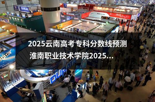 2025云南高考专科分数线预测 淮南职业技术学院2025录取分数线整理