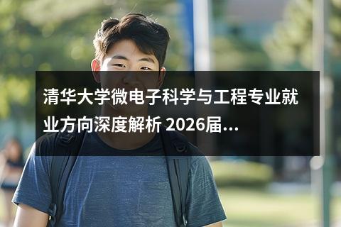清华大学微电子科学与工程专业就业方向深度解析 2026届毕业生就业趋势分析