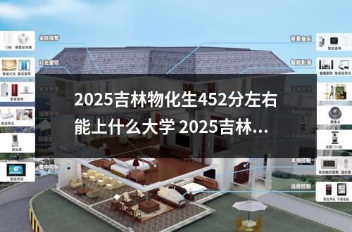 2025吉林物化生452分左右能上什么大学 2025吉林物化生625分左右能上什么大学