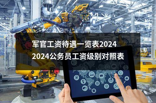 军官工资待遇一览表2024 2024公务员工资级别对照表
