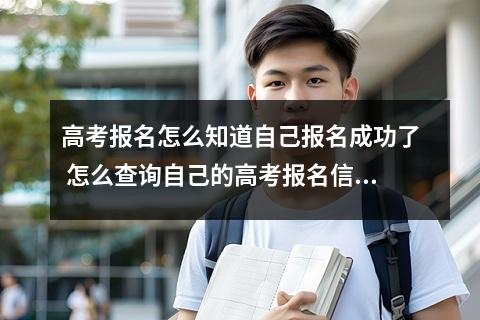高考报名怎么知道自己报名成功了 怎么查询自己的高考报名信息