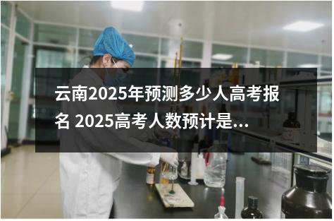 云南2025年预测多少人高考报名 2025高考人数预计是多少
