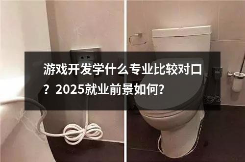 游戏开发学什么专业比较对口？2025就业前景如何？